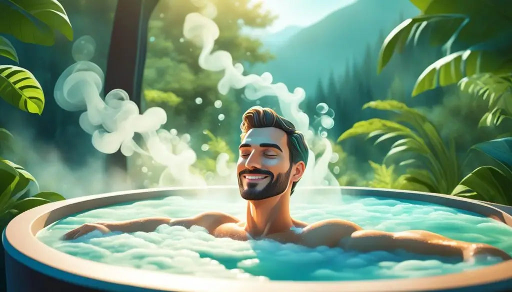 Relaxing hot tub experience with skin benefits Relaxing hot tub experience with skin benefits
