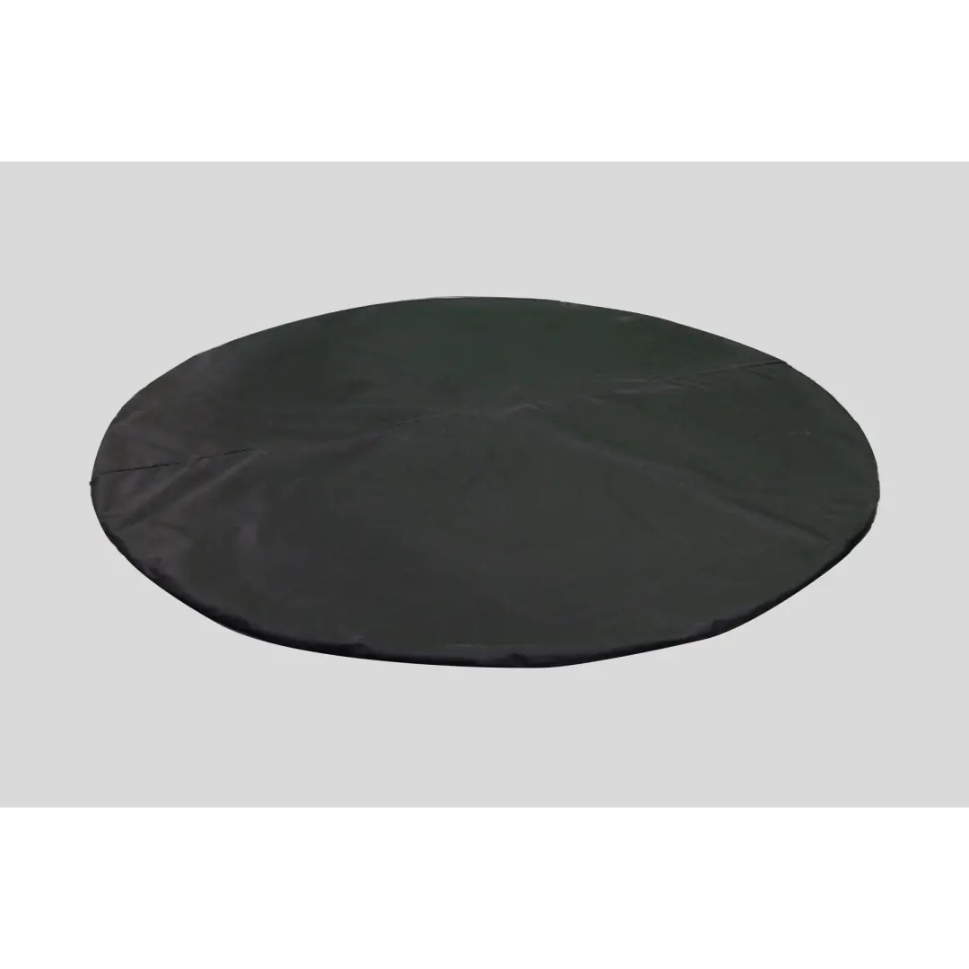 Black Round Table Cover For The Custom Under-tub Insulated Base For Hot Tub Protection