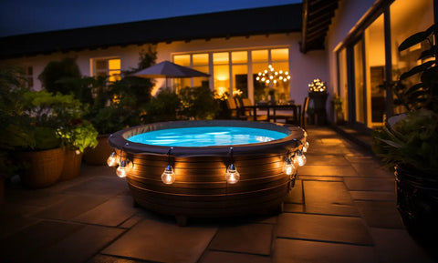 Creating a Backyard Oasis: Innovative Inflatable Hot Tub Garden Designs