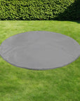 Round Table On Lawn With Bush Displaying Insulated Hot Tub Mat For Wave Spa Hot Tubs