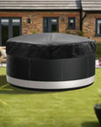 Insulated Lid For Mspa Hot Tubs: Black Thermal Cover With Silver Base For Hot Tub