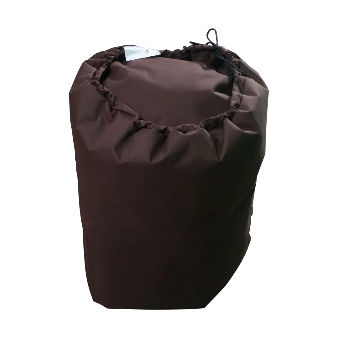 Brown Waterproof Insulated Pump Cover For Cosy Spa Smart Pump On a White Background