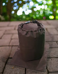 Insulated Pump Cover For Lay-z Spa Hydrojet 2021 Seen On The Ground Near a Hot Tub