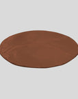 Circular Brown Leather Mat, Perfect Insulated Hot Tub Mat For Your Intex Purespa Hot Tub