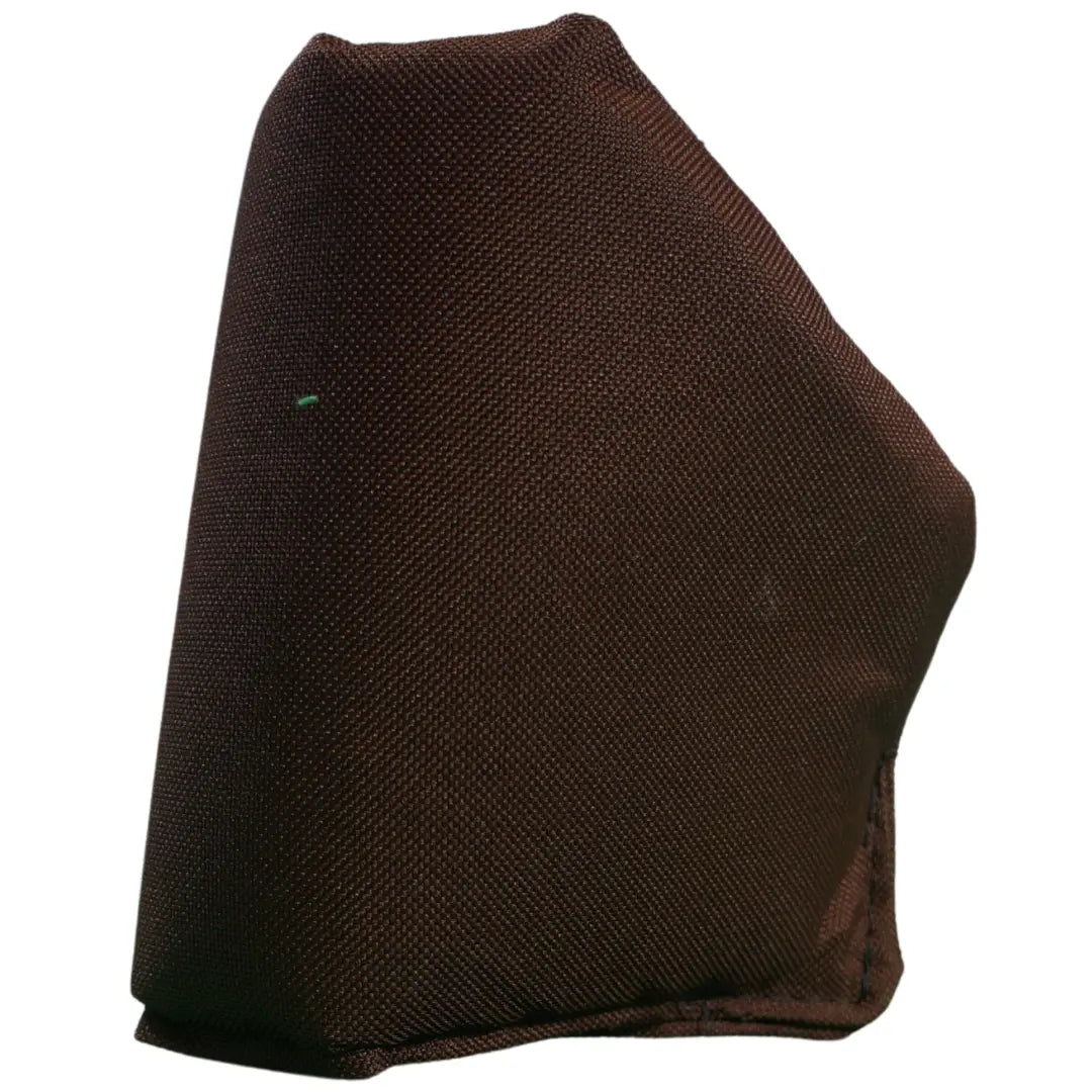 Dark Brown Textured Fabric Cushion As Part Of Insulated Jacket For Garden Taps